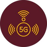 icône de vecteur 5g