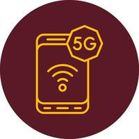 icône de vecteur 5g