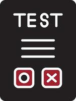 icône de vecteur de test