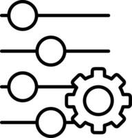 icône de vecteur de paramètres