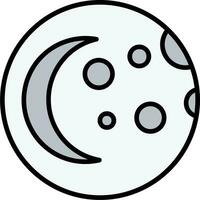 icône de vecteur de lune