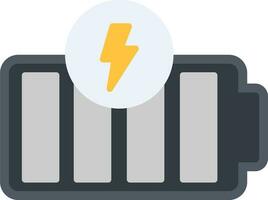 icône de vecteur de batterie pleine