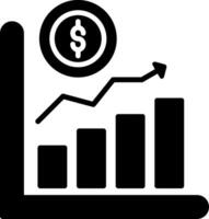 icône de vecteur de croissance