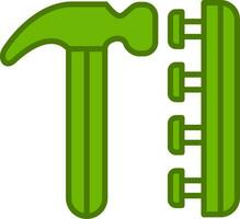 icône de vecteur de marteau