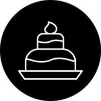 icône de vecteur de gâteau de mariage