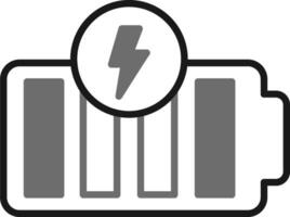 icône de vecteur de batterie pleine