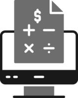 icône de vecteur de comptabilité