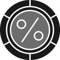 icône de vecteur de pourcentage