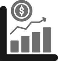 icône de vecteur de croissance