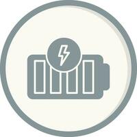 icône de vecteur de batterie pleine