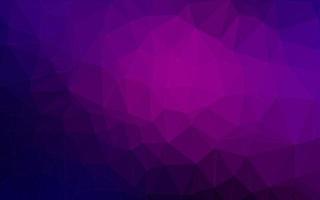 violet foncé, texture de mosaïque triangle vecteur rose.