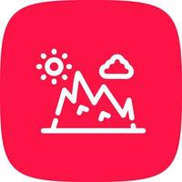 conception d'icône créative de montagne vecteur