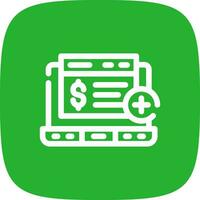 conception d'icône créative de compte bancaire vecteur
