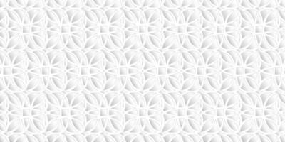 motif géométrique design moderne floral fond blanc et gris vecteur