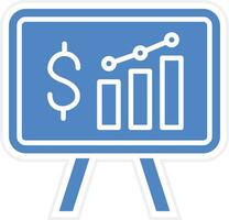 icône de vecteur de présentation d'entreprise