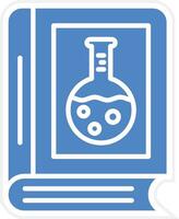 icône de vecteur de livre de chimie