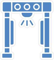 icône de vecteur de détecteur de métaux