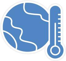 icône de vecteur de réchauffement climatique