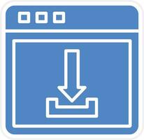 Télécharger page vecteur icône