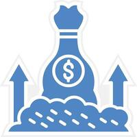 affaires investissement vecteur icône