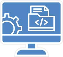 icône de vecteur de développement web