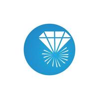 bijoux ligne art diamant logo icône et symbole vecteur