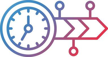 icône de vecteur de chronologie