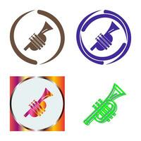 icône de vecteur de trompette