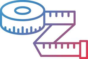 ruban mesure vecteur icône