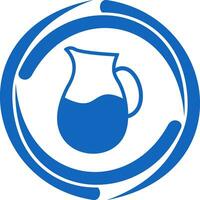 icône de vecteur de pot à lait