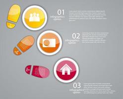 illustration vectorielle de modèle d'entreprise infographique vecteur