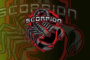 logo scorpion pour club de sport ou équipe. logo mascotte animal vecteur