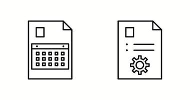 ensemble unique d'icônes vectorielles à deux lignes vecteur