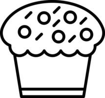 conception d'icône de vecteur de tarte