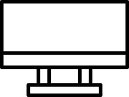 conception d'icône de vecteur d'écran de moniteur