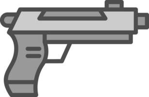 conception d'icône de vecteur d'arme