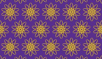 abstrait luxe élégant Jaune et violet floral sans couture modèle vecteur