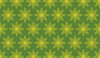 abstrait luxe élégant Jaune et vert floral sans couture modèle vecteur