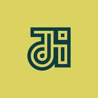 moderne et élégant initiale lettre jp ou p j monogramme logo vecteur