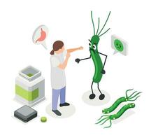 helicobacter pylori isométrique composition vecteur