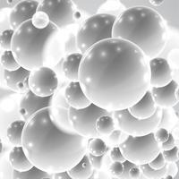 Fond de bulles colorées et blanches, vector