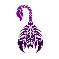 graphique vecteur illustration de conception tribal art scorpions parfait pour poison symbole