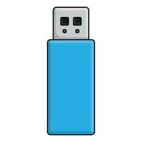 USB éclat conduire plat vecteur illustration pour la toile conception élément