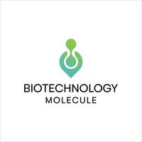 inspiration de conception de logo biotechnologique - vecteur