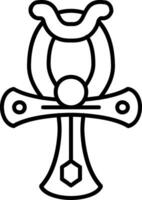 Ankh vecteur icône