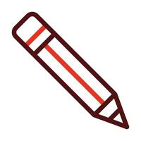 crayon vecteur épais ligne deux Couleur Icônes pour personnel et commercial utiliser.