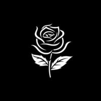 rose, noir et blanc vecteur illustration