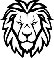 Lion - minimaliste et plat logo - vecteur illustration