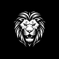 lion, noir et blanc vecteur illustration