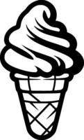 la glace crème - haute qualité vecteur logo - vecteur illustration idéal pour T-shirt graphique